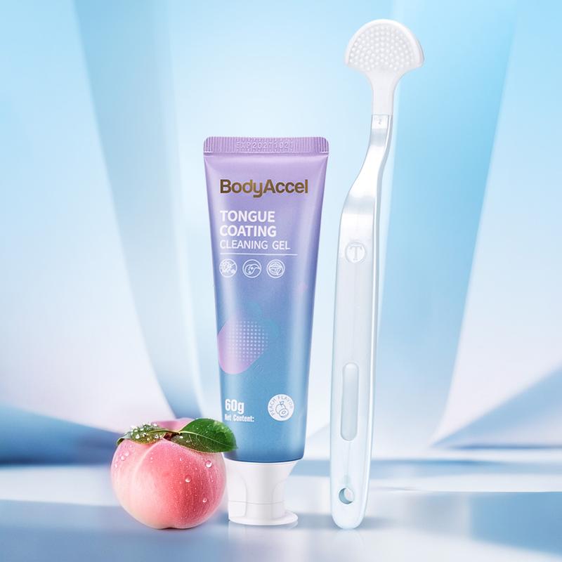 Tongue Cleaning Gel & Brush Set – Fresh Breath, Gentle Oral Care, Deep Tongue Cleaning