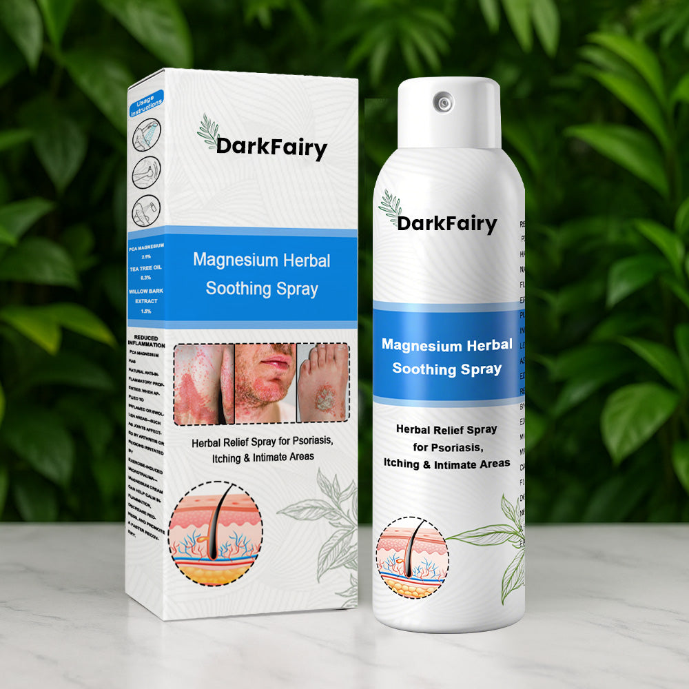 ✅ Official Store: QIAWI Magnesium Herbal Psoriasis Spray 👨‍⚕️MHRA Approved | Relieves psoriasis & eczema, improves genital bacterial infections, treats acne & warts