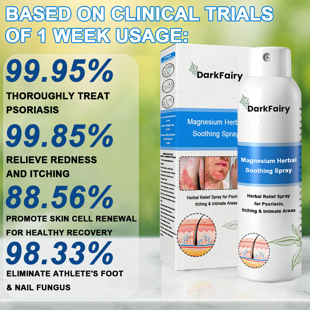 ✅ Official Store: QIAWI Magnesium Herbal Psoriasis Spray 👨‍⚕️MHRA Approved | Relieves psoriasis & eczema, improves genital bacterial infections, treats acne & warts