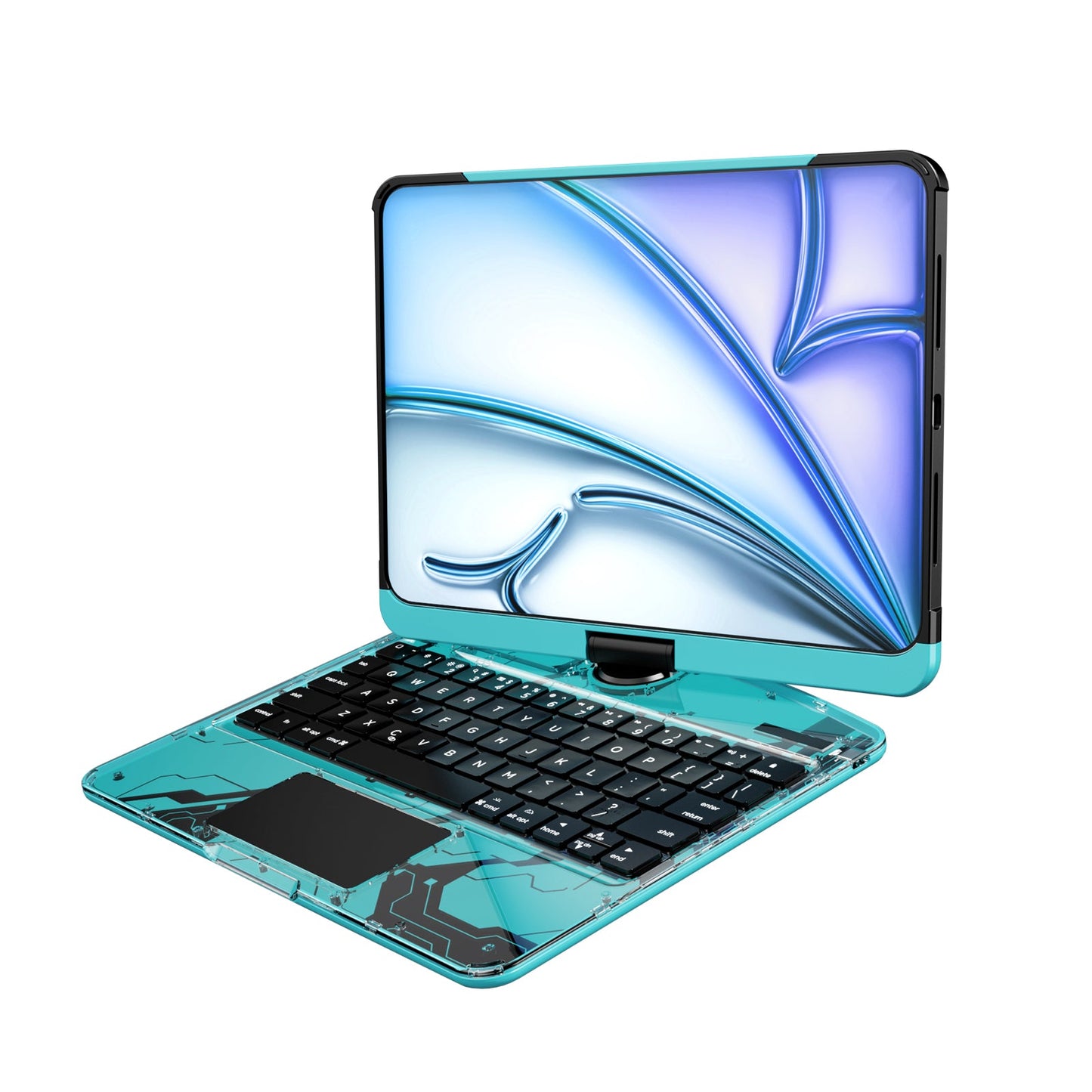 NAIDUN New Y2K Color Keyboard Compatible with Apple iPad Pink