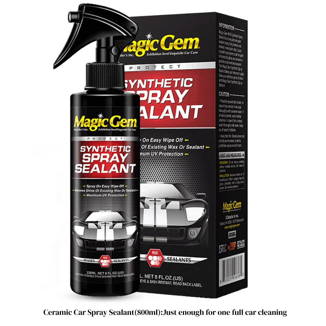 Ceramic Car Spray Sealant: Scratch Remover, Rust Protection & Gloss Enhancer (200ml)