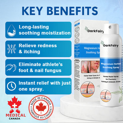 ✅ Official Store: QIAWI Magnesium Herbal Psoriasis Spray 👨‍⚕️MHRA Approved | Relieves psoriasis & eczema, improves genital bacterial infections, treats acne & warts