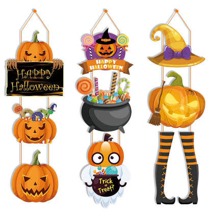 Doormort Halloween Door Hanging Set – 3/10pc