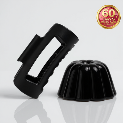 Soft Silicone Shock-Absorbing Hair Claw – Gentle on the Head, Drop-Resistant Design