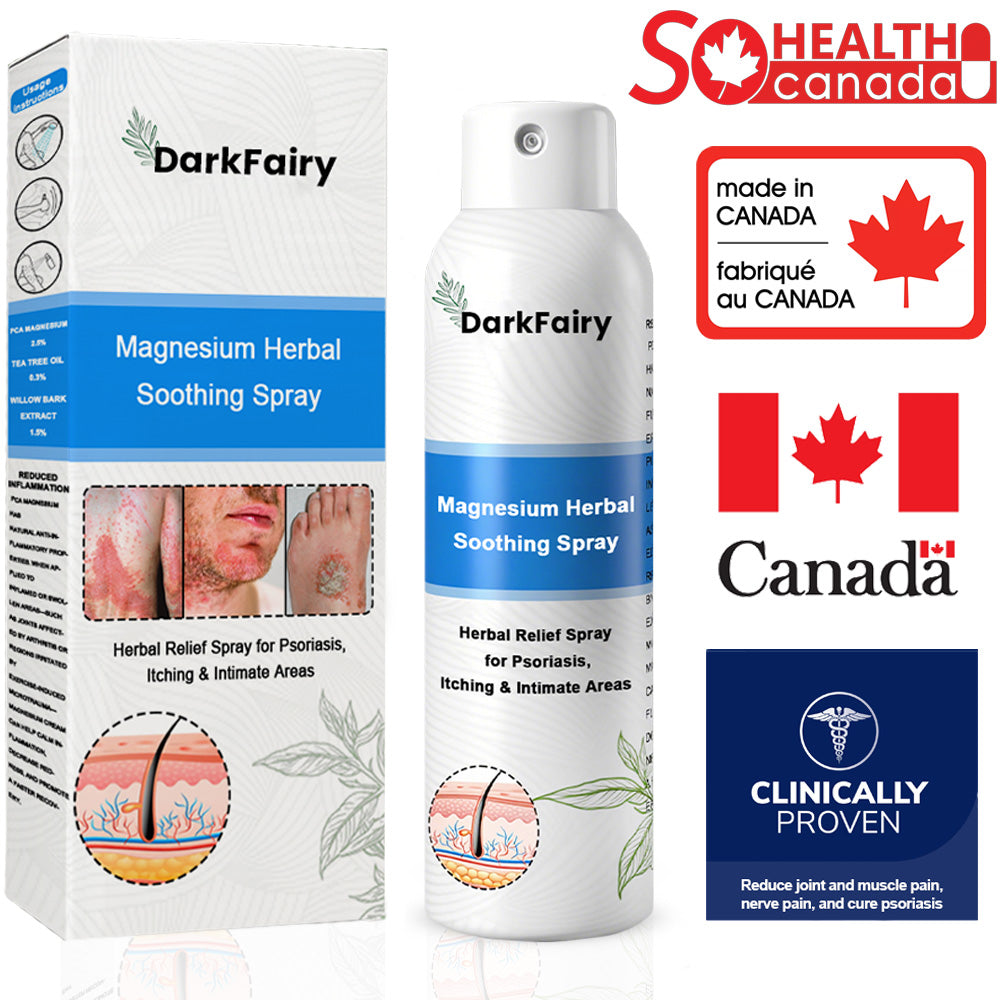 ✅ Official Store: QIAWI Magnesium Herbal Psoriasis Spray 👨‍⚕️MHRA Approved | Relieves psoriasis & eczema, improves genital bacterial infections, treats acne & warts