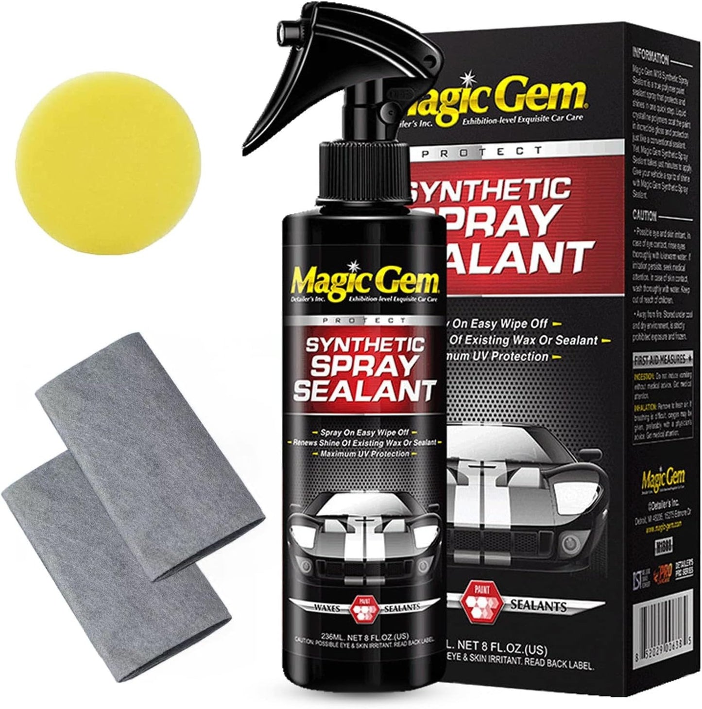 Ceramic Car Spray Sealant: Scratch Remover, Rust Protection & Gloss Enhancer (200ml)