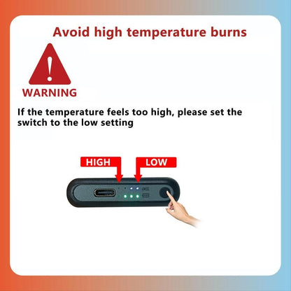 Unisex Pure Cotton Heated Socks, With Two Built-In 5000Ah Batteries, And A Maximum Temperature Of 149°F