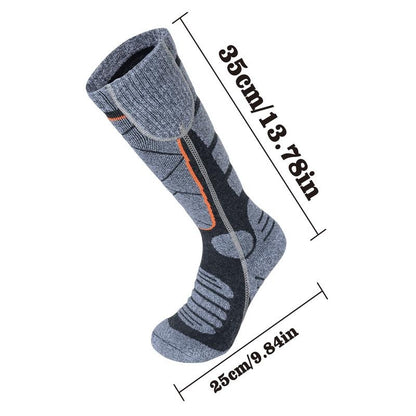 Unisex Pure Cotton Heated Socks, With Two Built-In 5000Ah Batteries, And A Maximum Temperature Of 149°F