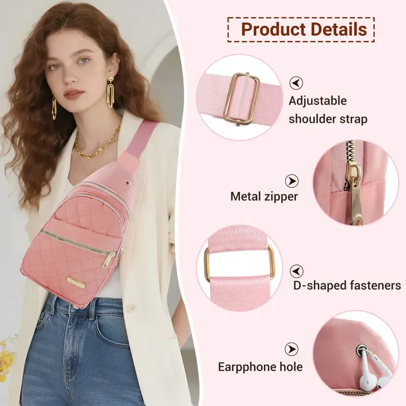 Shoulder/Crossbody Bag - Unisex Large Capacity, Suitable For Various Occasions