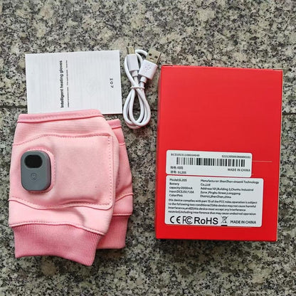 Digital Heating Gloves, Three Temperature Settings (45°c, 50°c, 55°c), Large Battery 1800mah, Type-C Fast Charging, Manual Adjustment