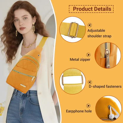 Shoulder/Crossbody Bag - Unisex Large Capacity, Suitable For Various Occasions