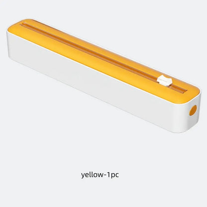 Magnetic Plastic Wrap & Foil Dispenser with Cutter