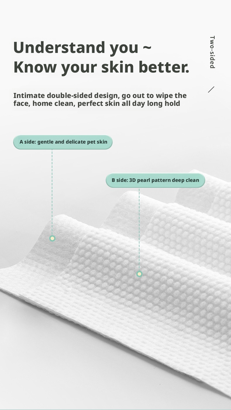 Unifree Face Wipes | Soft, Skin-Friendly, Eco-Friendly Personal Dry Wipes, Biodegradable Wet Wipes