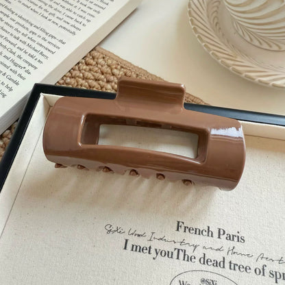 Soft Silicone Shock-Absorbing Hair Claw – Gentle on the Head, Drop-Resistant Design