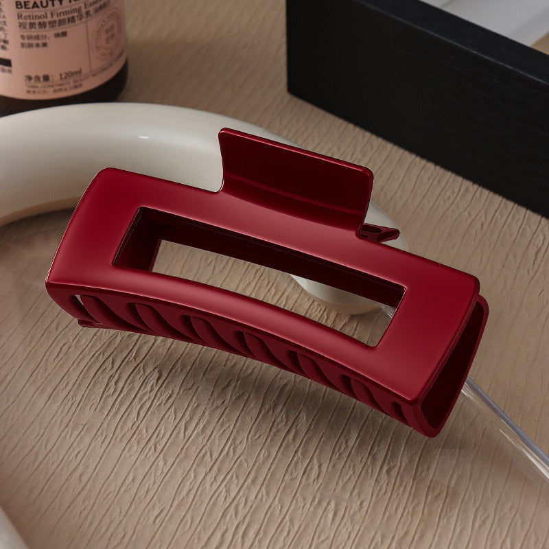 Soft Silicone Shock-Absorbing Hair Claw – Gentle on the Head, Drop-Resistant Design