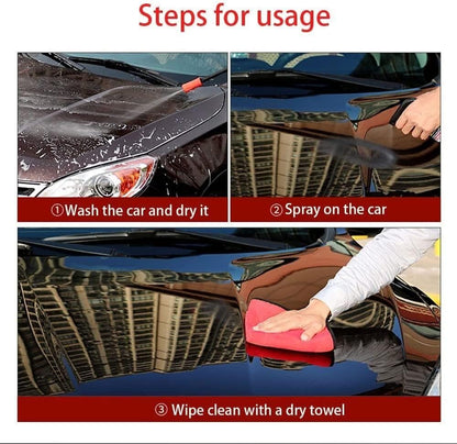 Ceramic Car Spray Sealant: Scratch Remover, Rust Protection & Gloss Enhancer (200ml)