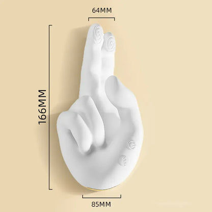 Realistic Finger Clitoral Stimulator for Women - Heated Flexible Handheld Vibrator with Tapping Function