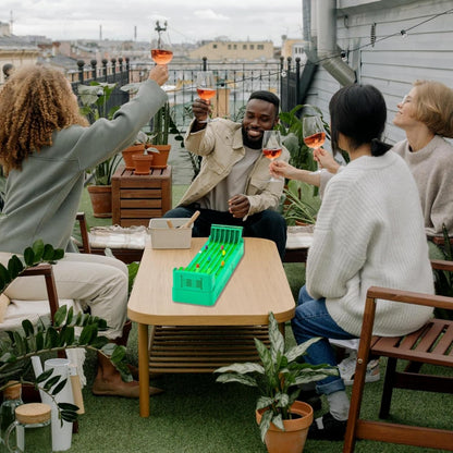 Horse Racing Table Game, Horse Racing Game Electronic, Portable Horse Racing Board Game, Portable Horse Racing Board Game for Parties of 2 to 6 People